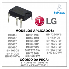 CIRCUITO INTEGRADO LG STR-A6053M A6053M A6053 M EAN60759401 NOVO | ORIGINAL